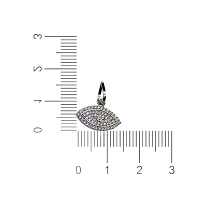 Diamond Studded Eye Pendant Only | 925 Sterling Silver SACH JEWELS