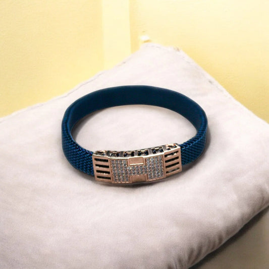 SACH Navy Blue .925 Silver Bracelet | Sterling Silver - SACH JEWELS