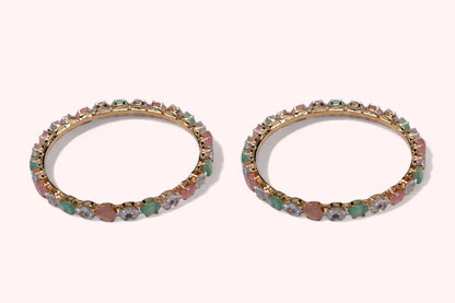 Ruby Stones Bangles| - SACH JEWELS