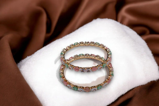 Ruby Stones Bangles| - SACH JEWELS