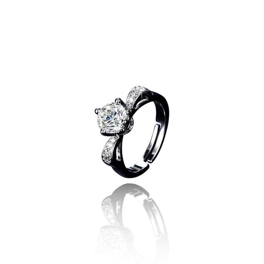Women Diamond Collar Ring | Italian Silver Plated SACH JEWELS