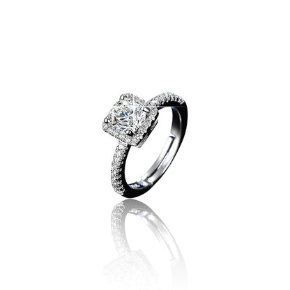 Diamond Italian Silver Plated Ring | Italian Silver Plated SACH JEWELS