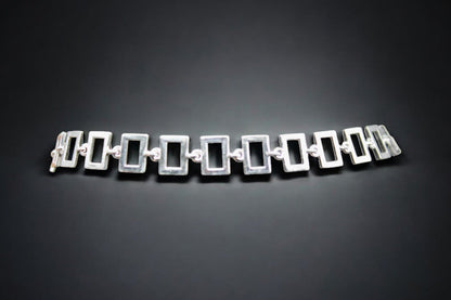 Fancy Rectangle Bracelets | 925 Sterling Silver - SACH JEWELS