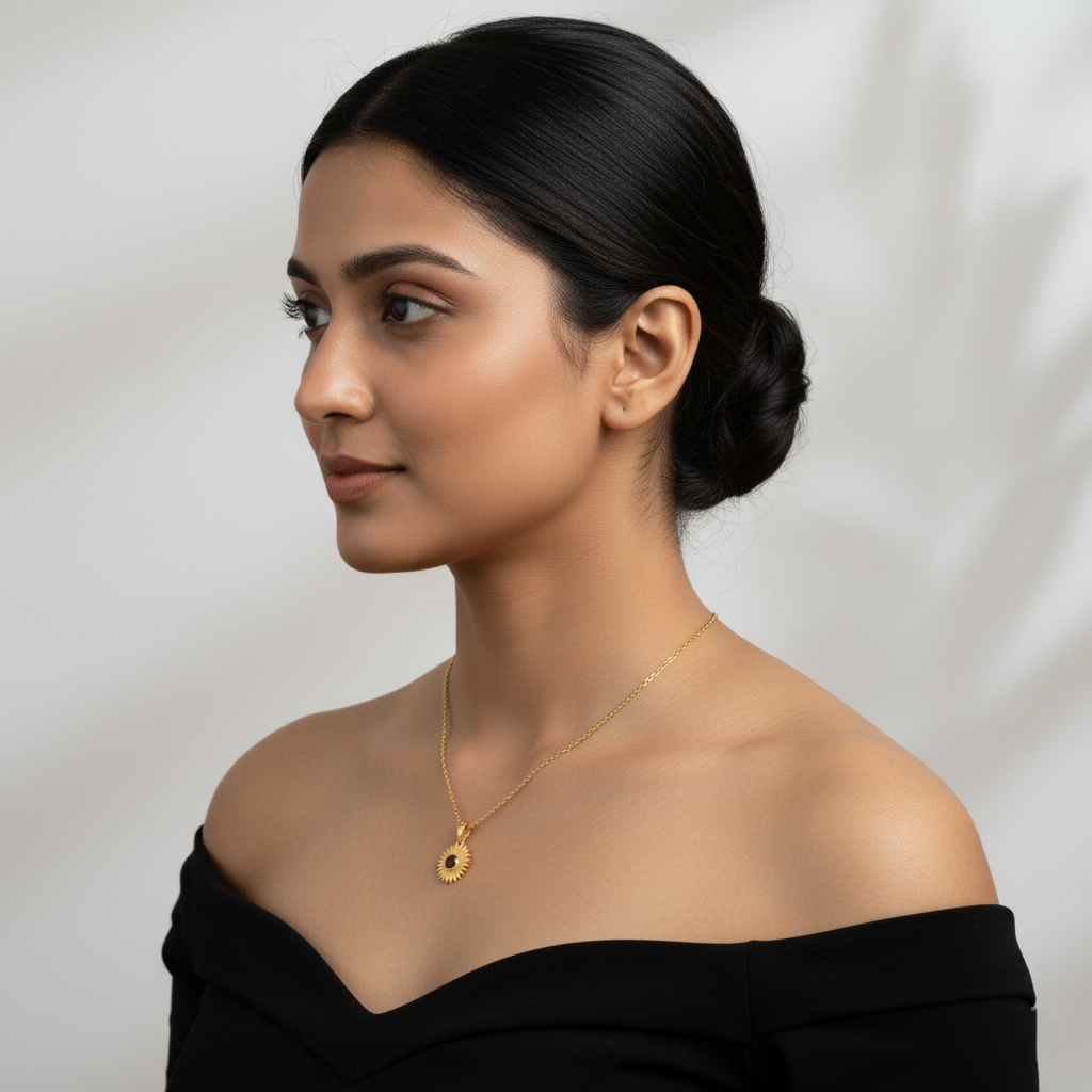 Golden Radiance Necklace | Italian Gold Plated SACH JEWELS
