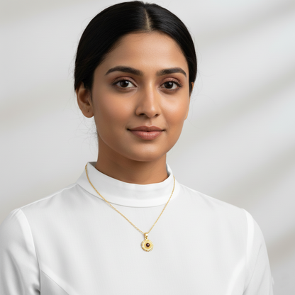 Golden Radiance Necklace | Italian Gold Plated SACH JEWELS