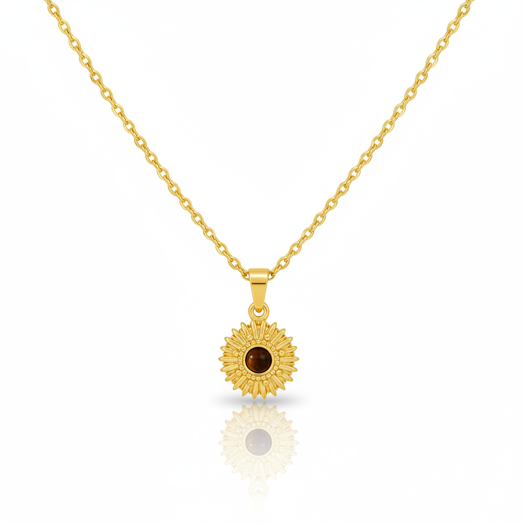 Golden Radiance Necklace | Italian Gold Plated SACH JEWELS