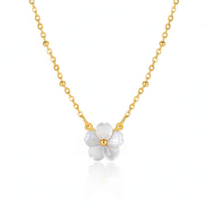 Crystal Bloom Necklace | Italian Gold Plated SACH JEWELS