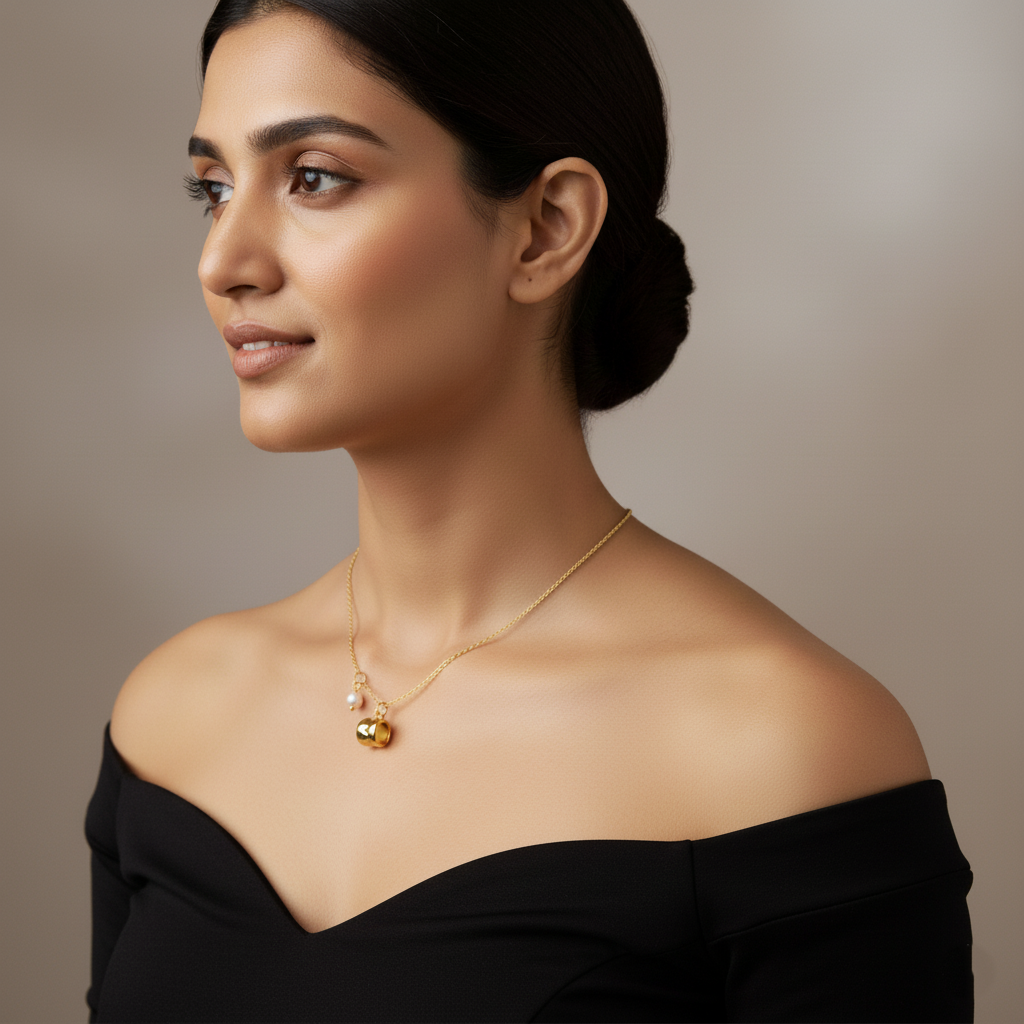 The Coffee Date Pearl Necklace | Italian Gold Plated SACH JEWELS