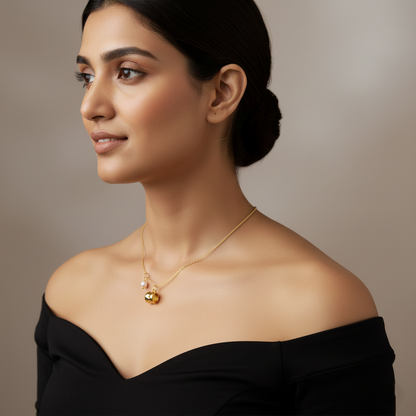 The Coffee Date Pearl Necklace | Italian Gold Plated SACH JEWELS