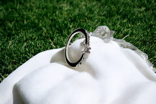 Butterfly Studded Diamond Ring | 925 Sterling Silver - SACH JEWELS