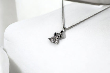 Premium Infinity Diamond Studded Pendant Set | 925 Sterling Silver