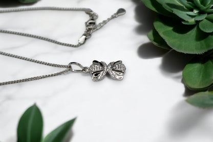 Premium Infinity Diamond Studded Pendant Set | 925 Sterling Silver