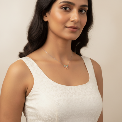 Aurora Butterfly Pendant Necklace | Italian Gold Plated SACH JEWELS