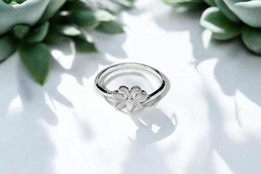 Matte Finish Butterfly Ring | 925 Sterling Silver - SACH JEWELS