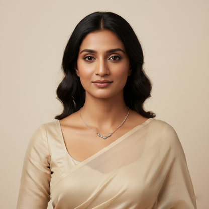 Simple Charm Necklace | Italian Silver Plated SACH JEWELS