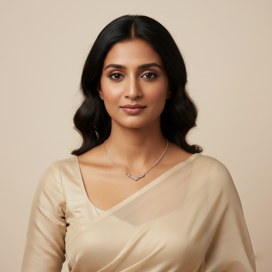 Simple Charm Necklace | Italian Silver Plated SACH JEWELS