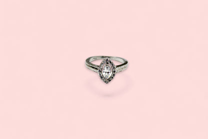 Diamond Studded Eye Ring | 925 Sterling Silver - SACH JEWELS