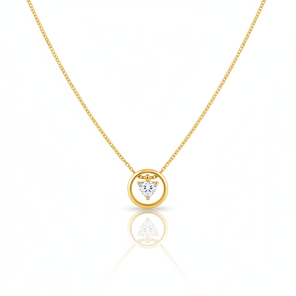 Eternal Orbit Pendant Necklace | Italian Gold Plated SACH JEWELS