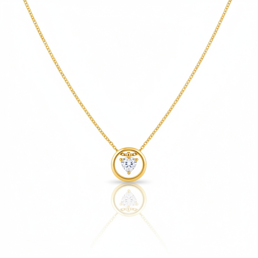 Eternal Orbit Pendant Necklace | Italian Gold Plated SACH JEWELS