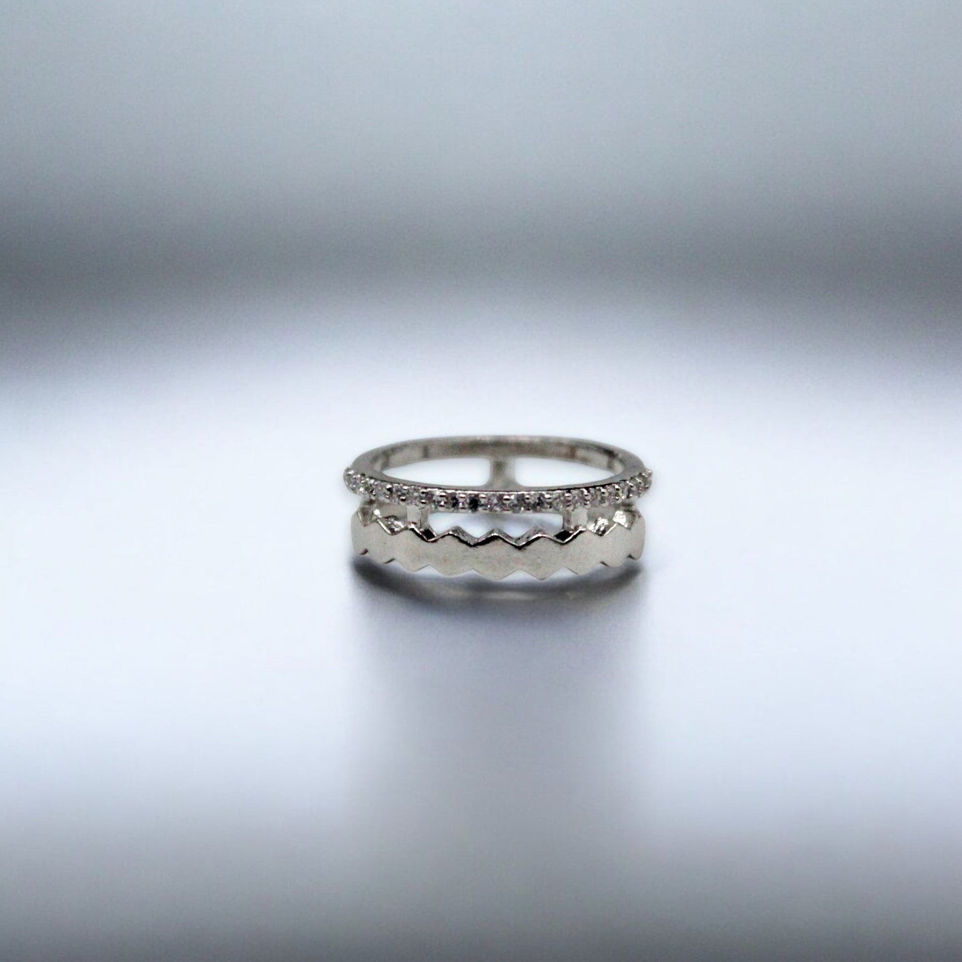 Wheel Cut diamond Ring | 925 Sterling Silver - SACH JEWELS