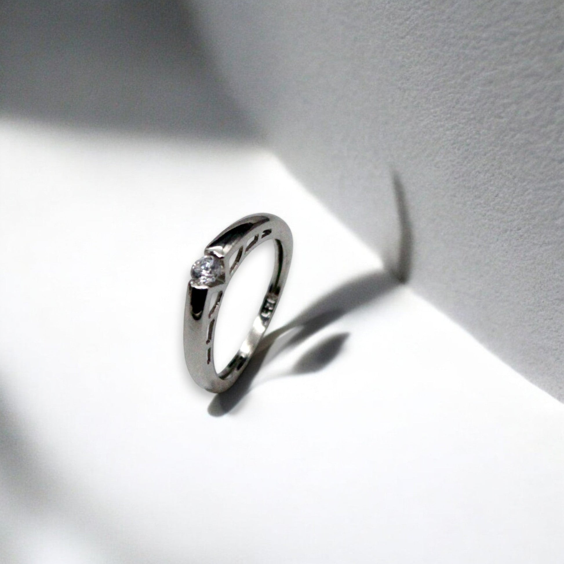 Spotlight Diamond Ring | 925 Sterling Silver - SACH JEWELS