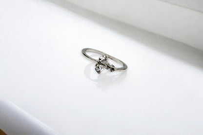 Diamond Fusion Ring | 925 Sterling Silver - SACH JEWELS