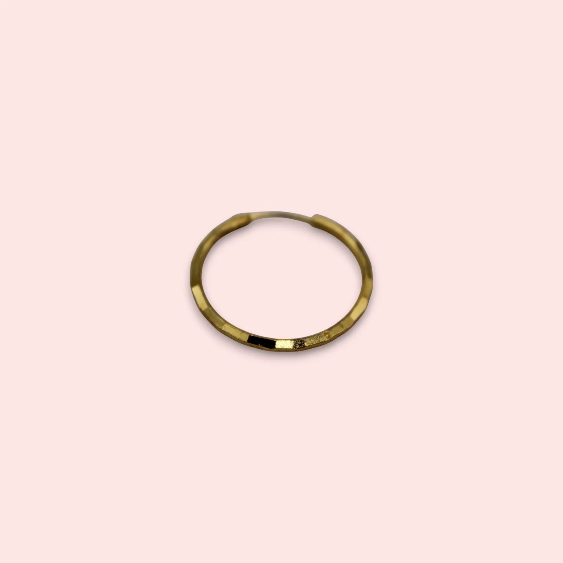 Long Hoop earrings | Italian Gold Plated - SACH JEWELS
