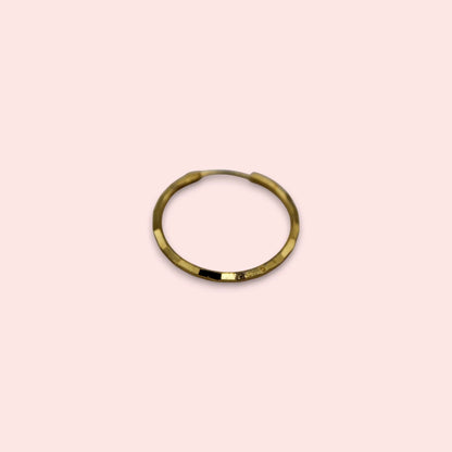 Long Hoop earrings | Italian Gold Plated - SACH JEWELS