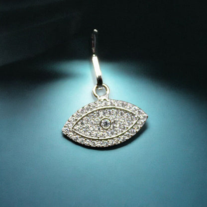 Diamond Studded Eye Pendant Only | 925 Sterling Silver SACH JEWELS