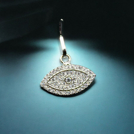 Diamond Studded Eye Pendant Only | 925 Sterling Silver SACH JEWELS