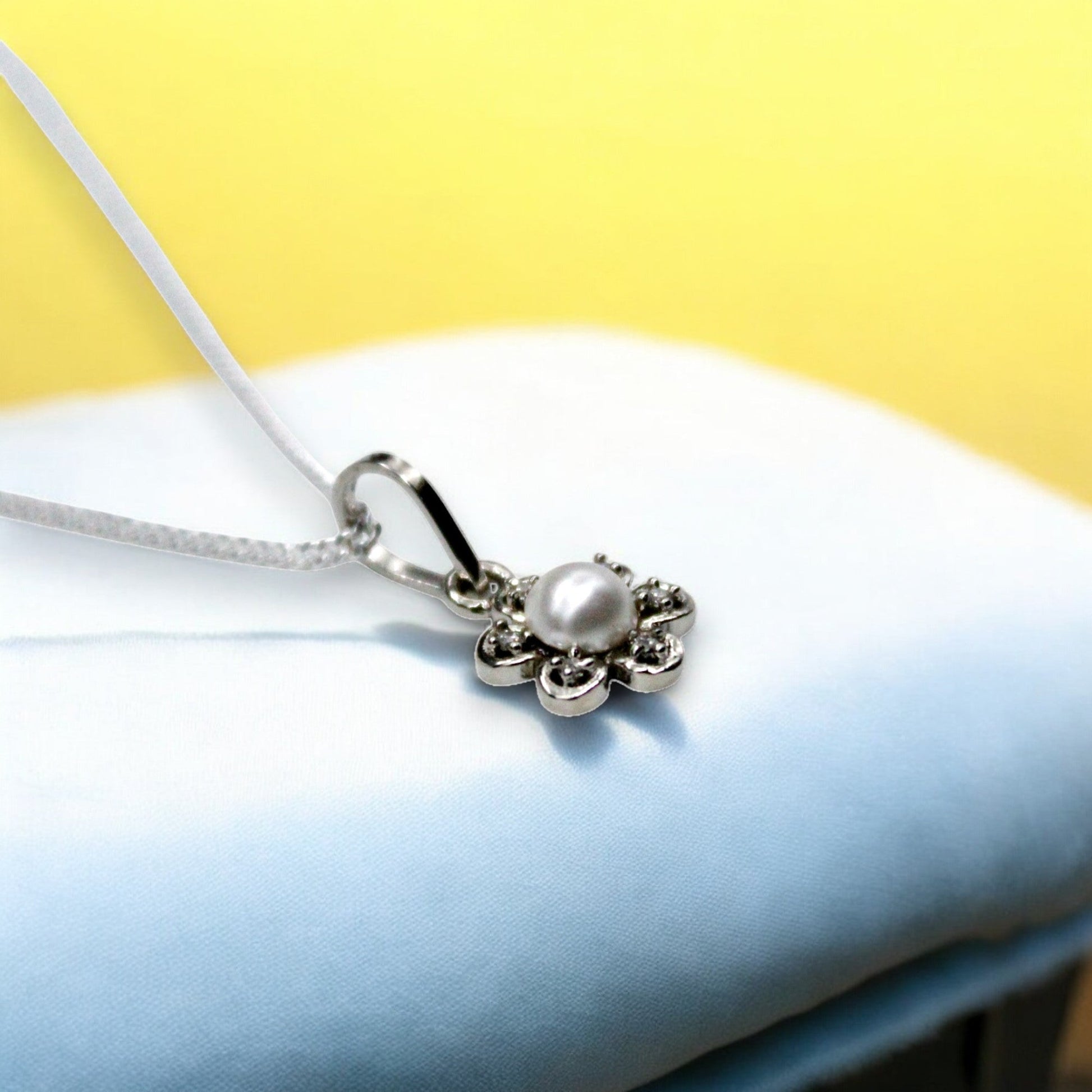 Pearl Flower Pendant Only | 925 Sterling Silver - SACH JEWELS