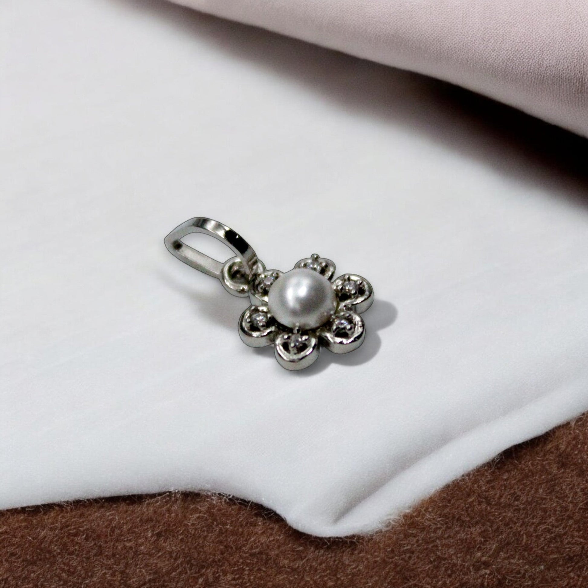 Pearl Flower Pendant Only | 925 Sterling Silver - SACH JEWELS