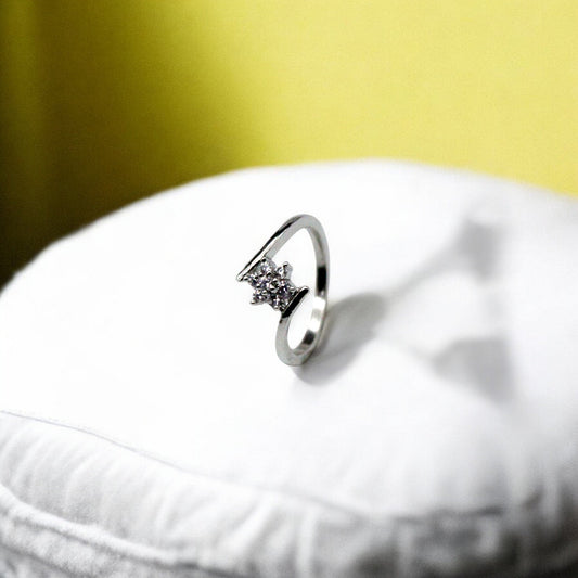 Twisted Star Diamond Ring | 925 Sterling Silver - SACH JEWELS