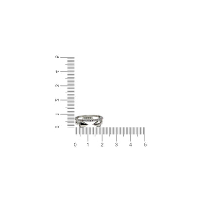 Studded Diamond Wheel Cut Ring | 925 Sterling Silver - SACH JEWELS