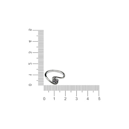 Twisted Flower Studded Rings | 925 Sterling Silver - SACH JEWELS
