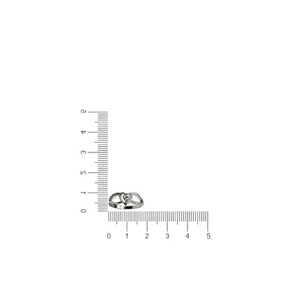 Diamond Heart Studded Ring | 925 Sterling Silver - SACH JEWELS