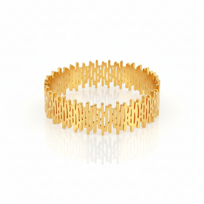 Regalia Link Premium Cuff | Italian Gold Plated SACH JEWELS
