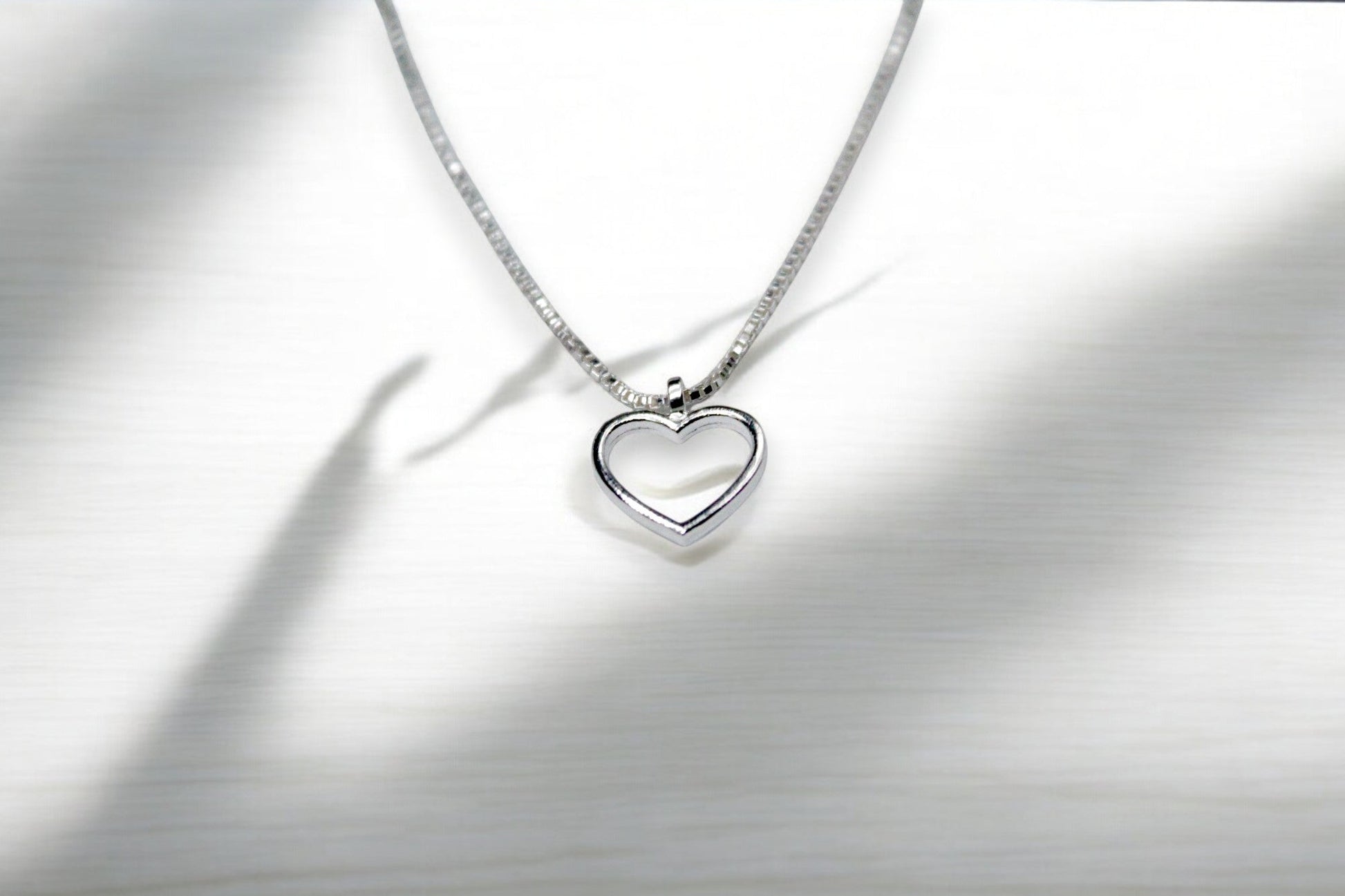 Silver Heart Necklace | 925 Sterling Silver - SACH JEWELS