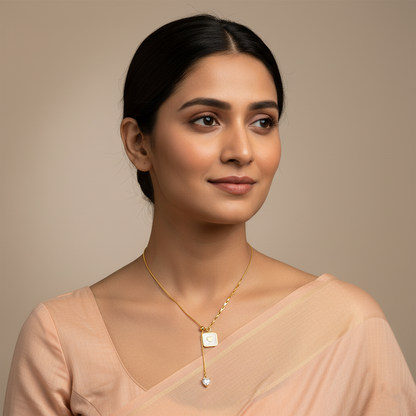 Heart Charm Zircon Necklace | Italian Gold Plated SACH JEWELS