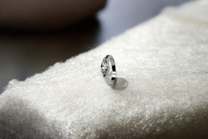 Premium Diamond Edge Ring | 925 Sterling Silver - SACH JEWELS
