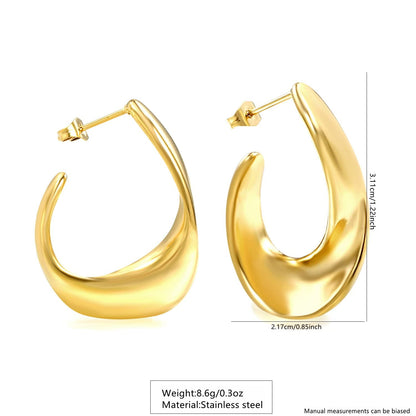 Earrings | Italian Gold Plated SACH JEWELS