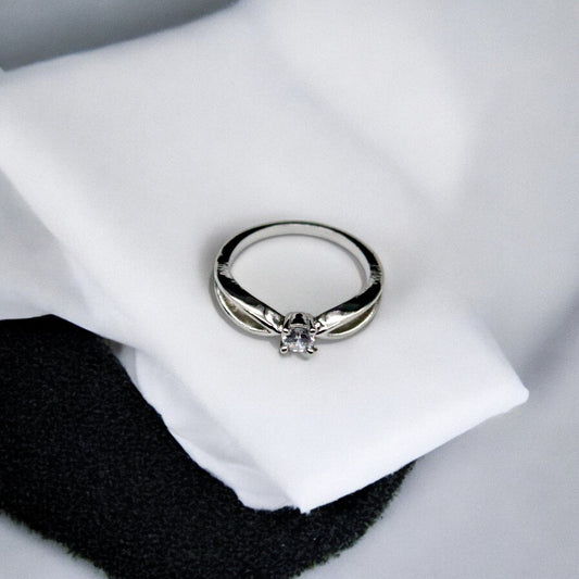 Spotlight Diamond Ring | 925 Sterling Silver - SACH JEWELS