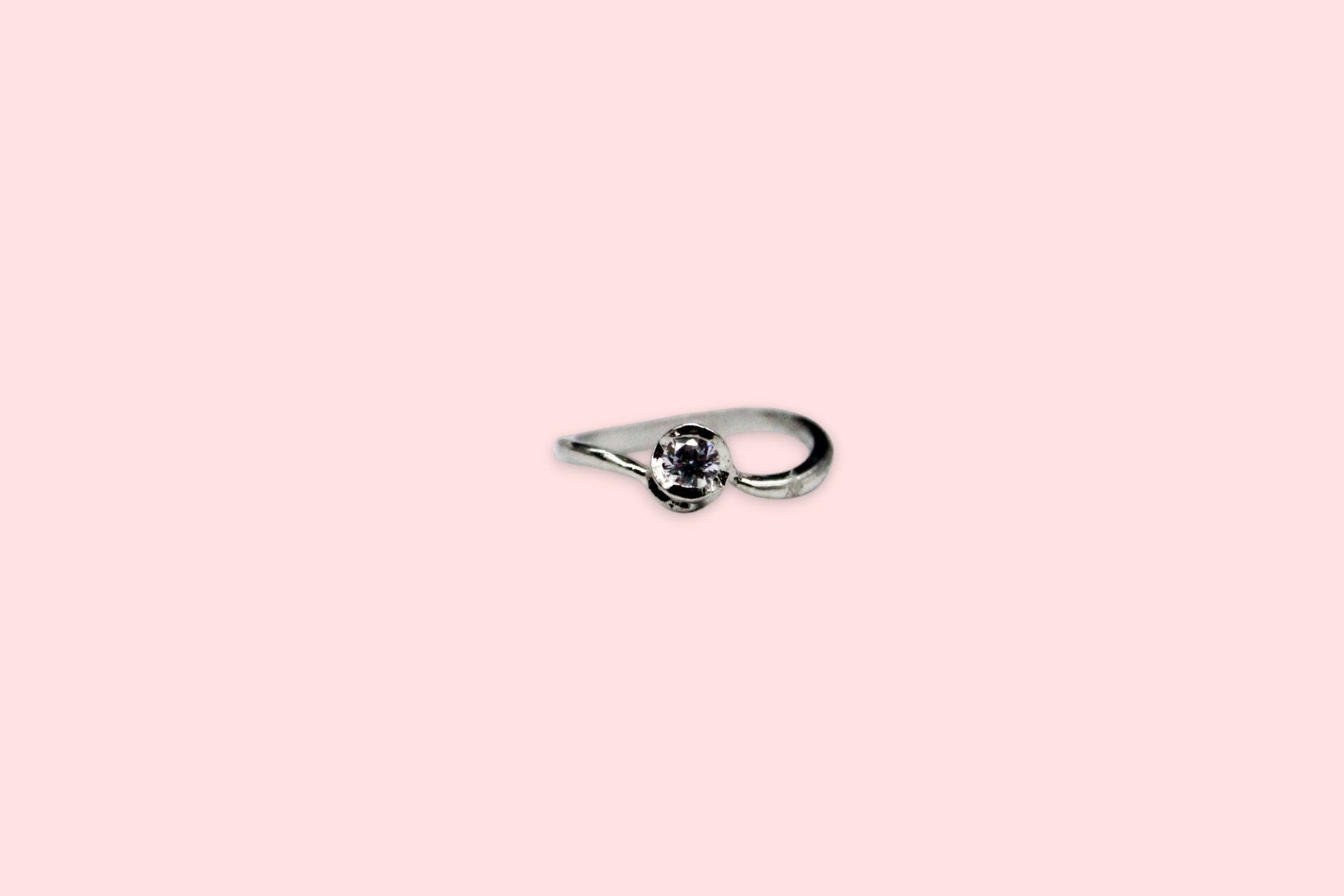 Antique Diamond Stud Ring | 925 Sterling Silver - SACH JEWELS