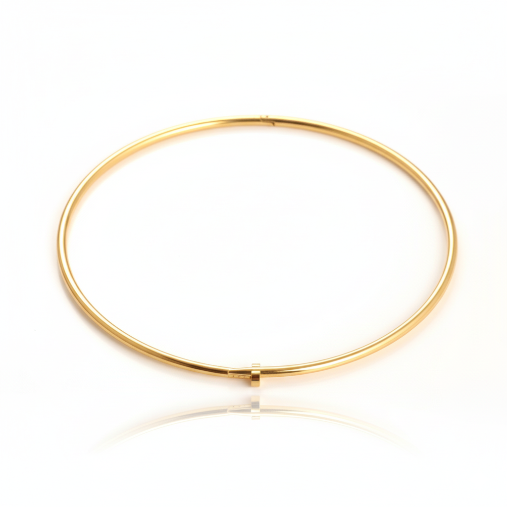 Minimal Golden Necklace | Italian Gold Plated SACH JEWELS