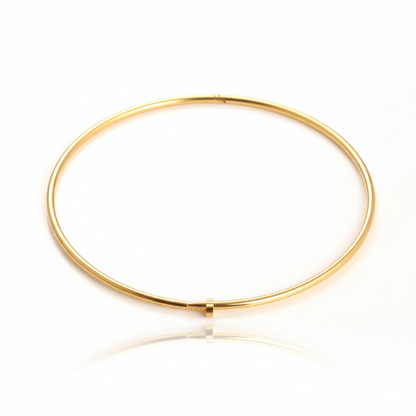 Minimal Golden Necklace | Italian Gold Plated SACH JEWELS