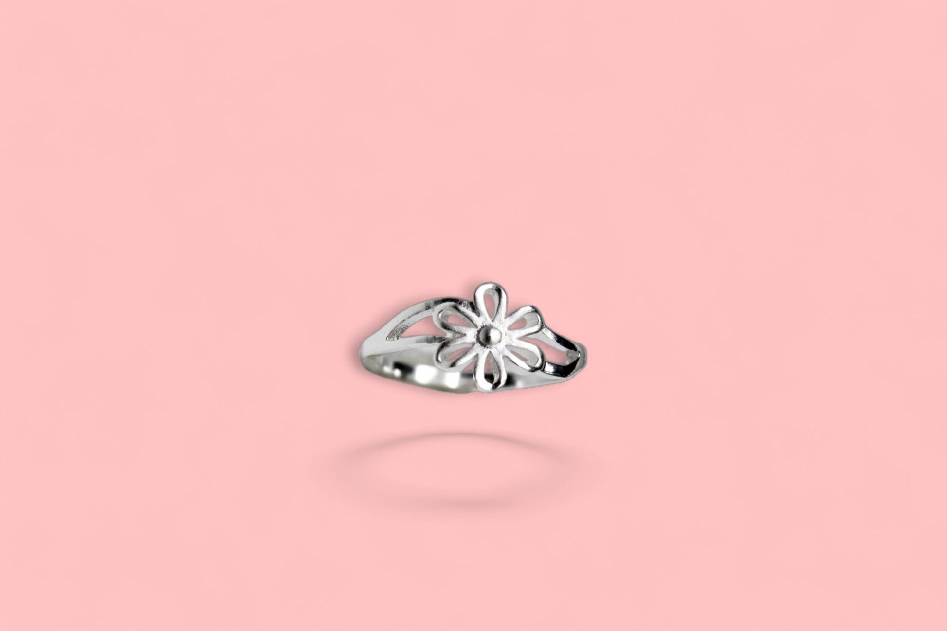 Aesthetic Flower Ring | 925 Sterling Silver - SACH JEWELS