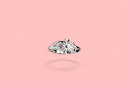 Aesthetic Flower Ring | 925 Sterling Silver - SACH JEWELS