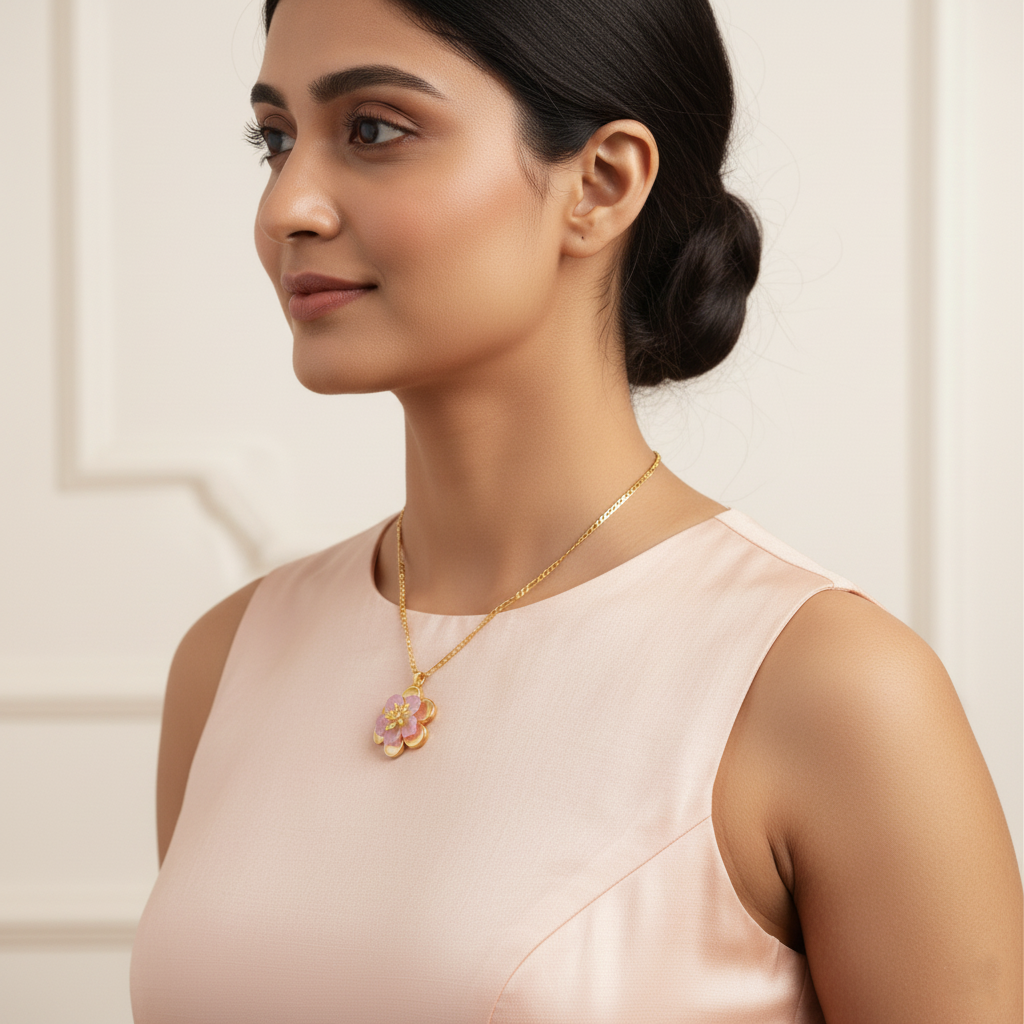 Aurora Blossom Statement Necklace | Italian Gold Plated SACH JEWELS