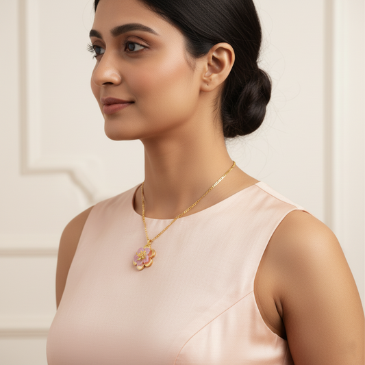 Aurora Blossom Statement Necklace | Italian Gold Plated SACH JEWELS