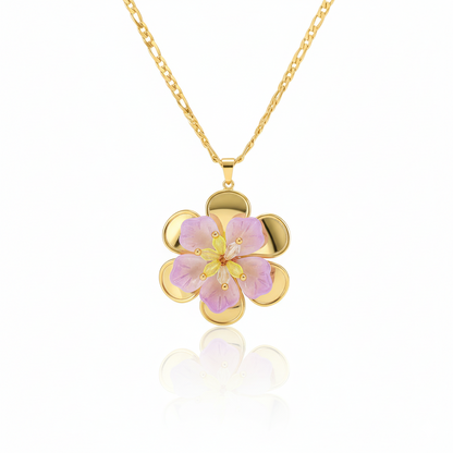 Aurora Blossom Statement Necklace | Italian Gold Plated SACH JEWELS